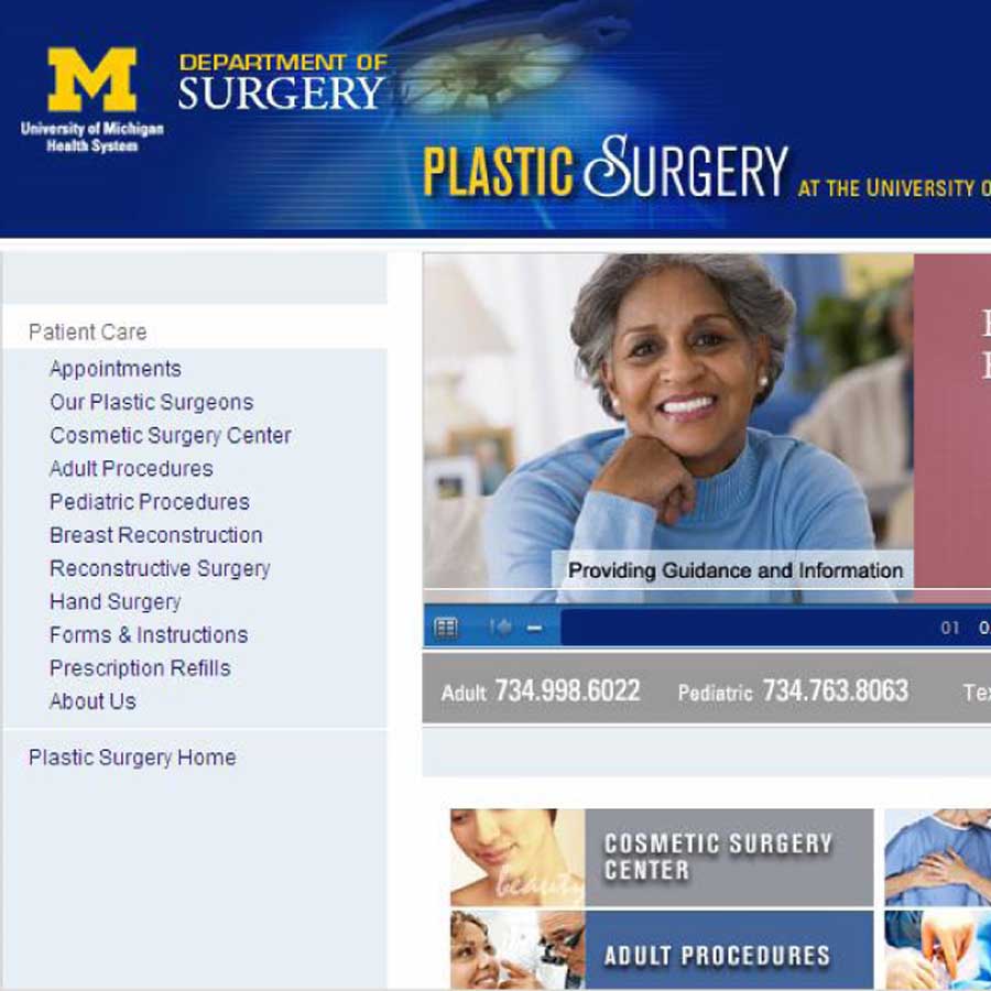 Plastic Surgery Website